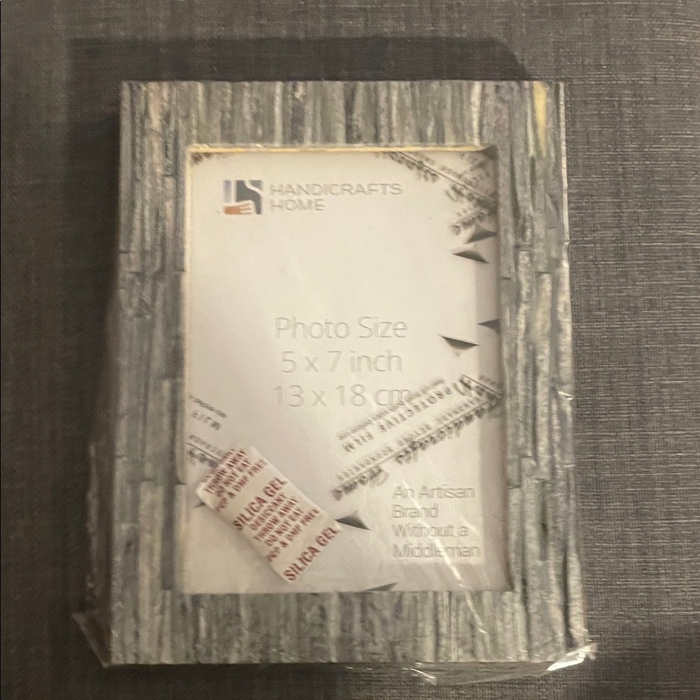 Textured Gray Picture Frame